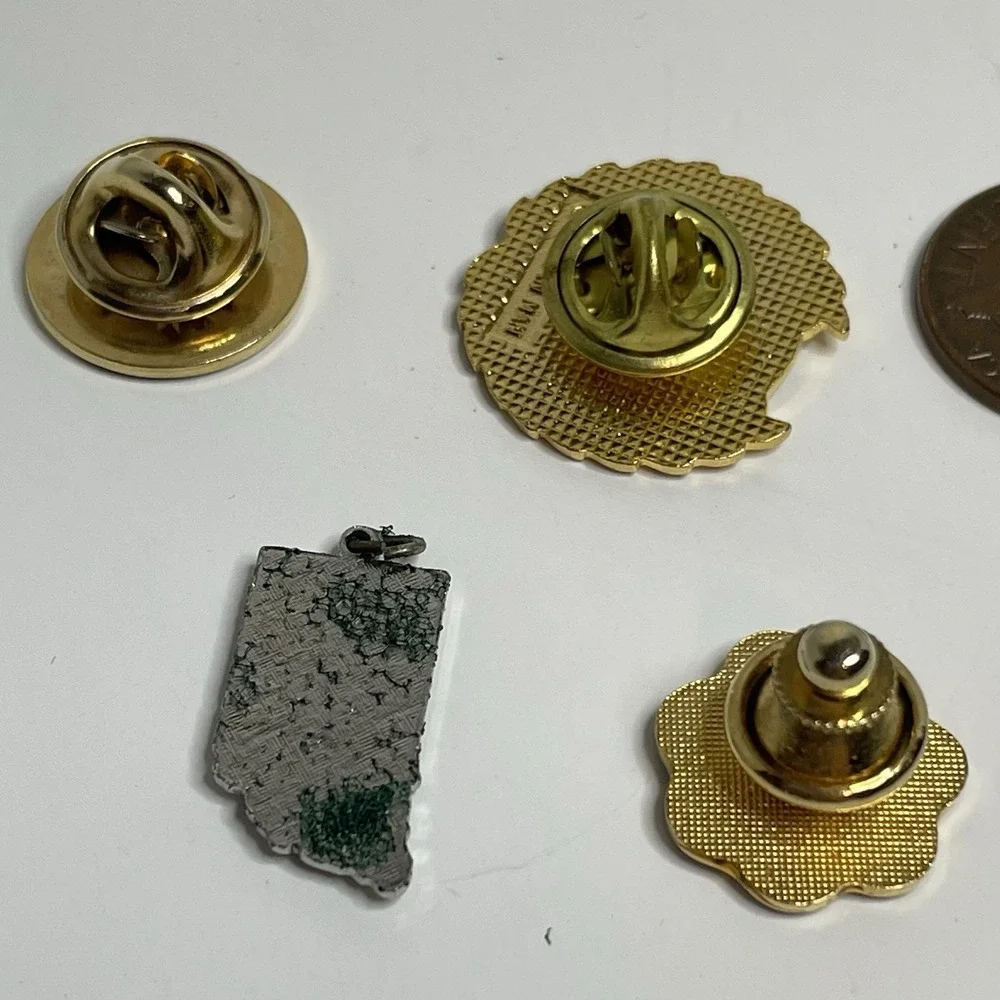 PTA President Lapel Pin Parent Teachers Association Gavel Tree Laurel Wreath Lot